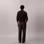 Свитер с воротником-стойкой и молнией Calvin Klein, черный - фото 7