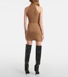 Кашемировая мини-юбка Минди Lisa Yang, Toffee - фото 3