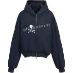 Толстовка с молнией Mastermind Japan X Profile C2H4, темно-синий - фото 3