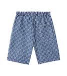 GG джинсовые бермуды Gucci Kids, Deep Azure - фото 4