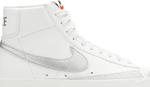 Кроссовки Nike Wmns Blazer Mid '77 'White Silver Metallic', белый - фото 3