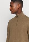 Свитер Selected SLHBERG HALF ZIP B NOOS, цвет Teak Melange - фото 5