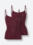 майка бордового цвета Nina von C. - фото 5