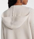 Фалконе худи из шерсти с рубчатым узором S Max Mara, Winter White - фото 6