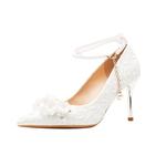 BIGTREE Туфли на тонком каблуке, женские, белые - фото