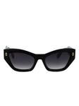 Солнцезащитные очки Marc Jacobs Eyewear «кошачий глаз», черный - фото