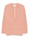 Двубортный пиджак Forte Forte, розовый - фото