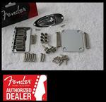 Новый Fender American Standard Hardtail Chrome Stratocaster Body Hardware Set Strat - фото 2