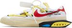 Кроссовки Nike Off-White x Blazer Low 'White University Red', белый - фото 4