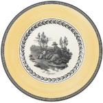 Тарелка десертная Villeroy & Boch Audun, 21,6 см, желтый/черный - фото