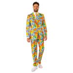 Мужской костюм и галстук приталенного кроя с принтом Pokemon OppoSuits - фото