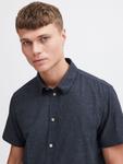Повседневная рубашка !Solid Regular fit Button Up Shirt PETE, морской синий - фото 3
