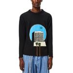 Свитер мужской черный Loewe, черный - фото 3