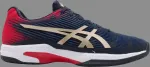 Лимитированные кроссовки gel solution speed ff 'peacoat' Asics, синий - фото 2