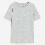 Футболка H&M Cotton, серый - фото