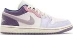 Кроссовки Wmns Air Jordan 1 Low Pastel Plum, фиолетовый - фото
