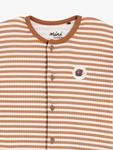 Детский полосатый комбинезон Mini Cuddles, Brown Multi - фото 4
