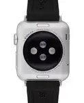 Черный резиновый ремешок 38/40/41 мм для Apple Watch COACH - фото 2