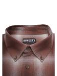 Футболка HONESTY RULES Flannel Check, коричневый - фото 4