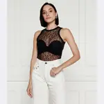 Китайский топ стандартного кроя Pinko, черный - фото 2