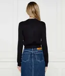 Кардиган Cropped fit Guess Jeans, черный - фото 3