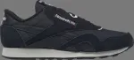 Кроссовки classic nylon 'black morning fog' Reebok, черный - фото