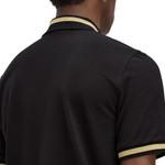 Поло с вышитым логотипом FRED PERRY, черный - фото 8