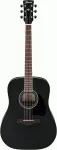 Акустическая гитара Ibanez AW84 Weathered Black Open Pore Artwood - фото