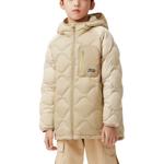 Городской тренд легкая пуховая куртка цвета хаки подростковая Asics - фото 3