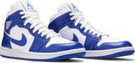 Кроссовки Wmns Air Jordan 1 Mid Kentucky Blue, синий - фото 8