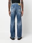 Dsquared2 distressed-effect patchwork jeans, синий - фото 4