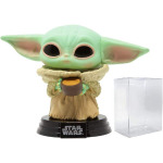 Фигурка Funko POP! Star Wars: Mandalorian - Baby Yoda The Child with Cup - фото 2