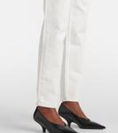 Прямые джинсы с низкой посадкой Toteme, белый - фото 5