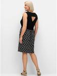 Платье до колена sheego, черно-белый - фото 3