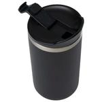 Кружка дорожная 470 мл матовая черная Qwetch - фото 2