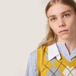 Кашемировый жилет MIU MIU, желтый - фото 4