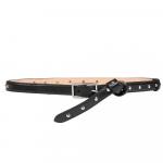 Ремень Alexander McQueen Long Studded, черный - фото