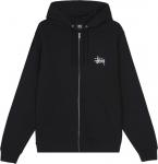 Толстовка Stussy Basic Zip Hood 'Black', черный - фото 2