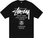 Футболка Stussy World Tour Tee 'Black', черный - фото 2