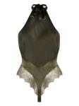 Maison Close боди с кружевом, зеленый - фото 2
