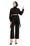 Брючный костюм MODAMIHRAM, черный - фото 4