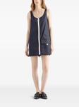 Prada платье мини Re-Nylon, синий - фото 2