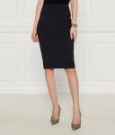 Юбка женская Elisabetta Franchi облегающего кроя с разрезами на молнии, черный - фото 3