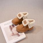 Теплые нескользящие детские ботинки Tide attack, коричневый - фото 5