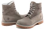 Кроссовки roll top boots basic 'medium grey with light grey' Timberland, серый - фото 4