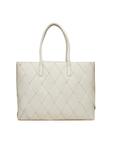 Сумка Ck Woven Medium Shopper K60K612994 Calvin Klein, белый - фото 3