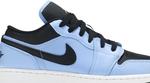 Кроссовки Air Jordan 1 Low GS University Blue Black, синий - фото 2