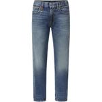 Укороченные прямые джинсы R13, синий - фото