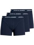 Боксеры Jack & Jones Set 3 шт, темно-синий - фото