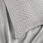 Пододеяльник Hudson Park Collection Palermo, King, серебряный - фото 7